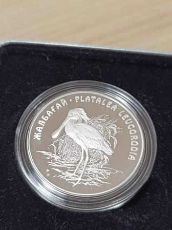 Монета Колпица/ Жалбағай, серебро 24 гр.