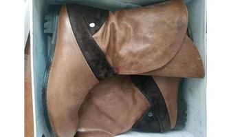 Сапоги кожаные Fermani, размер 37