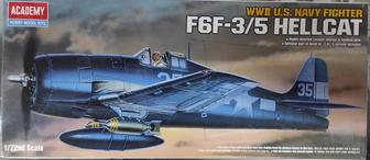 Сборная модель самолета F6F Hellcat