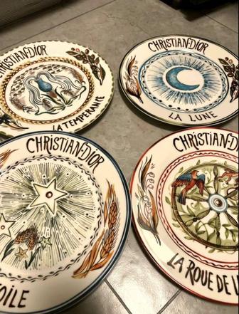 Christian Dior набор тарелок