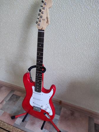 Электрогитара Fender squier Stratocaster mm ht red