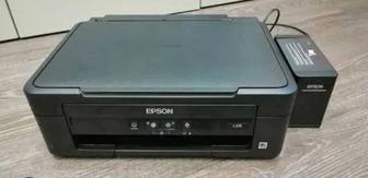 Принтер Epson L222 3в1 принтер, ксерокоп и сканер цветной и ч/б печат
