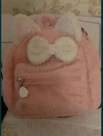 розовый детский рюкзак