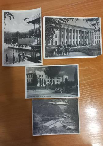 Продаю старинные открытки с видами гор возле Алматы и с видами Алматы