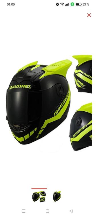 Шлем для мотоциклиста б/у