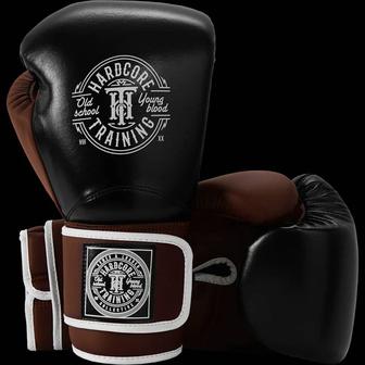 Боксерские перчатки Hardcore Training HardLea Black/Brown
