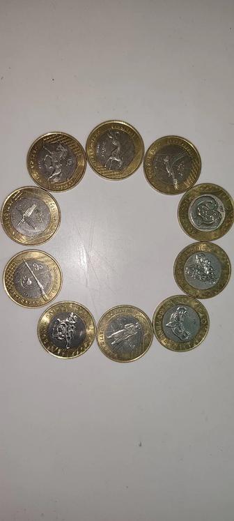 Продам сакские монеты 10 видов