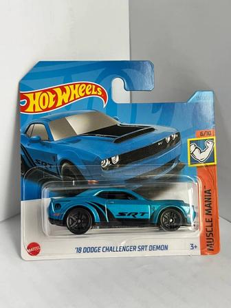 Hotwheels Хотвилс машинка Dodge Challenger SRT