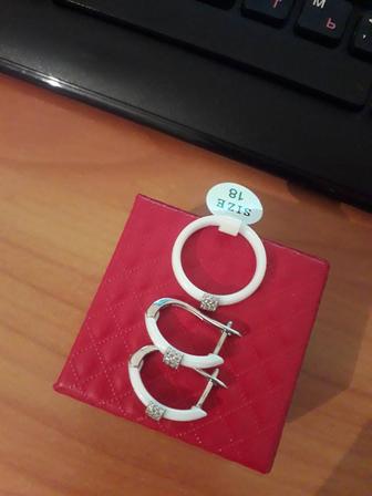 Продам набор серьги с кольцом