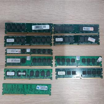 DDR2 512МБ-2ГБ, DDR3 2ГБ-4ГБ