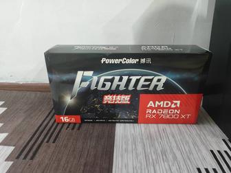 RX 7800 XT PowerColor AMD Radeon Fighter видеокарта