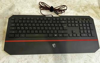 Клавиатура проводная MSI Interceptor DS4100 черная, мембранная