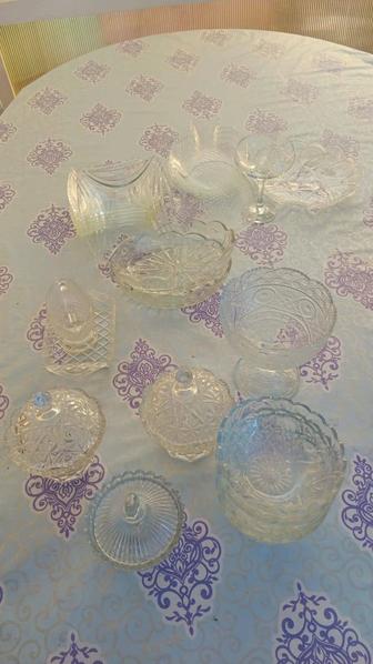 Посуда из 30 предметов стекло
