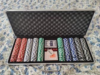 Набор для игры в покер 500 фишек