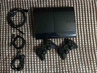 Sony PlayStation 3 Super Slim 500GB 40игр2 геймпада PS3/ПС3