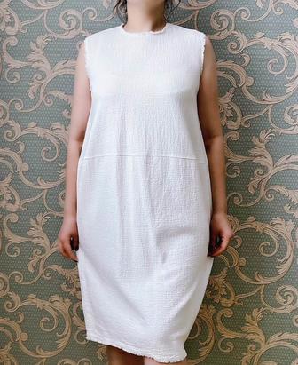 Продам стильное белое платье