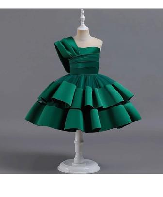 Зеленое платье для девочек