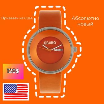 Американские женские оранжевые часы Crayo Новый из США