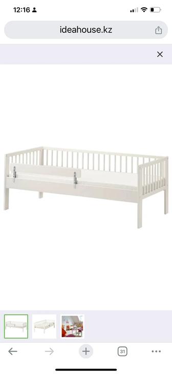 Кровать детская ГУЛЛИВЕР с реечным дном 70x160 см ИКЕА, IKEA