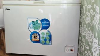 Морозильник ларь Midea AS-361C, белый, 278 л., класс энергопотребления A,