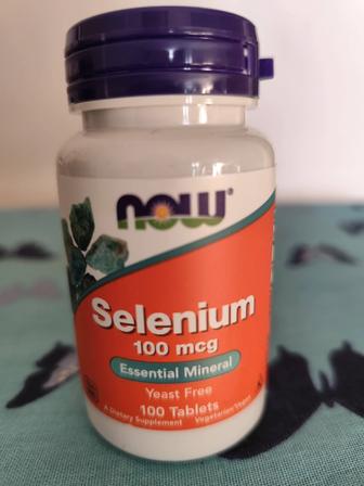 Продам селен, SELEN, NOW Foods, 100 штук. Новое, в упаковке.