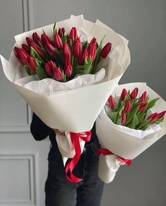 Тюльпаны букеты цветы