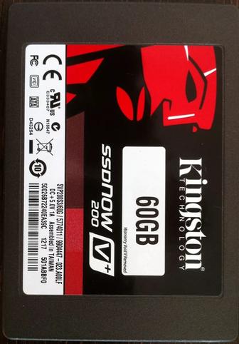 Жёсткий диск SSD Kingston 60GB