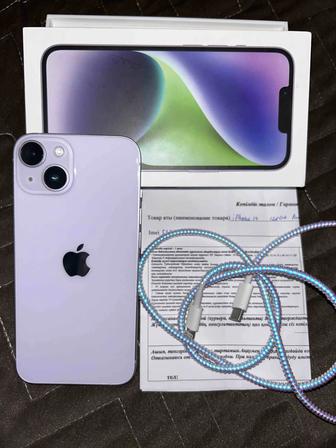 Продам iphone 14 purple 128gb