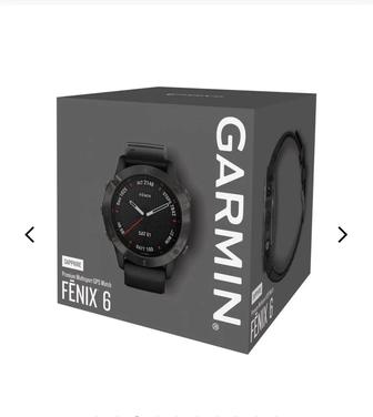 Новые Смарт-часы Garmin Fenix 6 Sapphire Grey with серый-черный