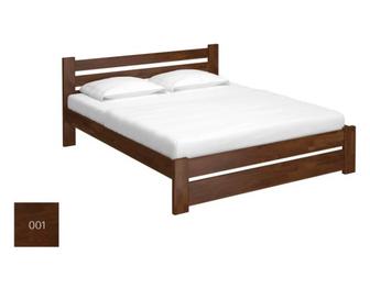 Кровать 180х200, коричневый, материал бук, двухместный