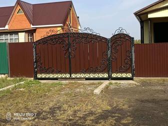 Ворота, двери, изготовим, решетки, заборы, металлоконструкции