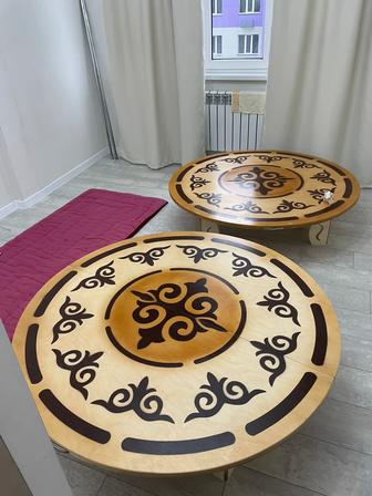 Круглые раскладные столы, Казахские жозы, жер стол