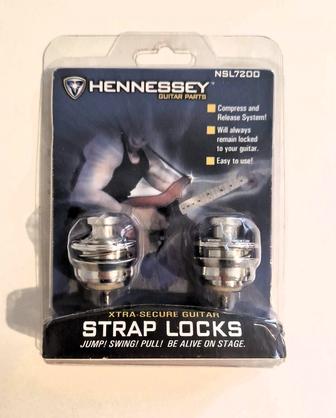 Стреплоки Hennessey NSL7200 Strap Lock (Chrome) + струны