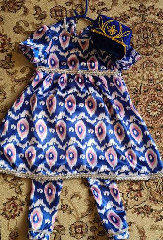 Узбекский костюм для девочки 5-7 лет