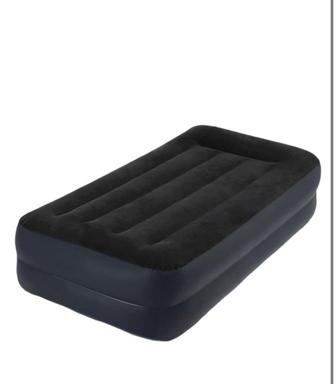 Intex Pillow Rest Raised Bed 64122 черный-сини Надувная матрас