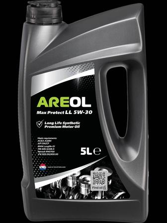 Моторное масло AREOL Max Protect LL 5W-30 5л, синтетическое