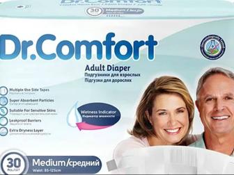 Продам памперсы Dr. Comfort, размер M, 30шт в упаковке.