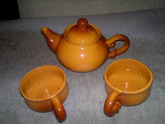 Продам заварочный чайник с кружками времён СССР