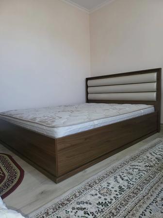 Двуспальная кровать с матрасом турецкая мебель