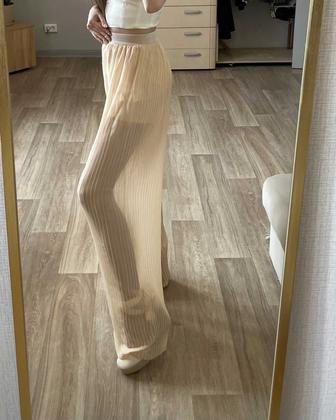 Женские плиссированные штаны XS-S (40-42-44)