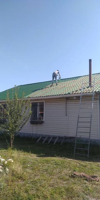 Покраска крыши