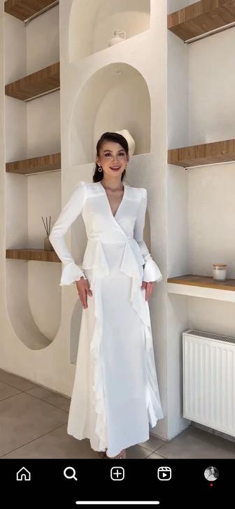 Белое платье на Сырга салу