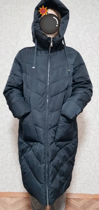 Зимняя длинная куртка 54-56 размер