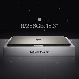 Apple MacBook Air 15 M3 2024 темно-синий, 8Gb, 256Gb, 15.3 дюйм