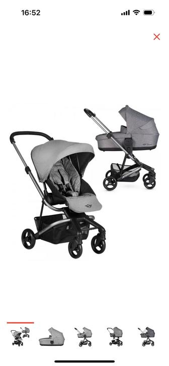 Продам коляску Easywalker Charley 2в1 лимитированной серии в сером цвете.