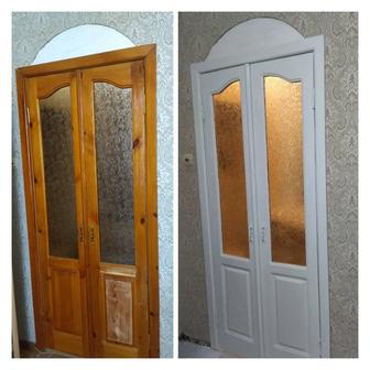 Реставрация и покраска дверей и мебели
