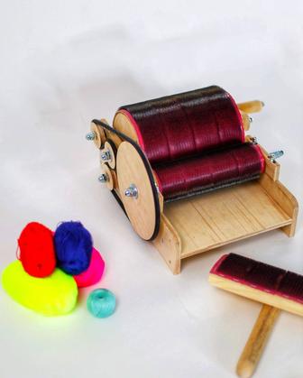 Барабанный кардер для обработки шерсти
