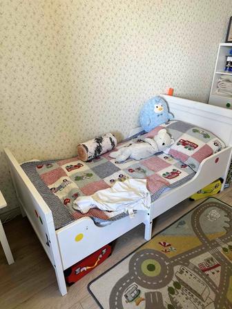 Кровать ikea детская и матрас