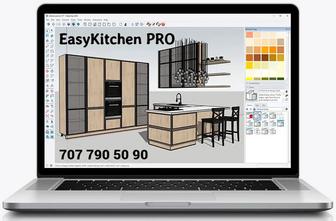 Библиотека для мебельщика Easy Kitchen PRO Sketchup / PRO100