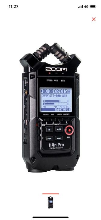 Портативный аудиорекордер Zoom H4N Pro